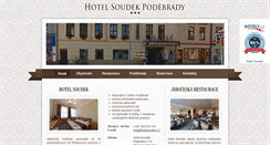 Desktop Screenshot of hotelsoudek.cz
